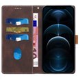 thumbnail image 2 of TECH CIRCLE for Apple iPhone 16 Pro Case 6.3" 2024, Fold Flip Wallet Case with Stand Function, Built-in Card Slots & Cash Pocket, Lightweight Protective Slim Fit Portable Cover with Lanyard, Brown, 2 of 6