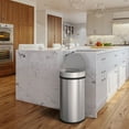thumbnail image 5 of iTouchless Stainless Steel Sensor Trash Can with AbsorbX Odor Control 13 gallon Silver IT13HX, 5 of 7