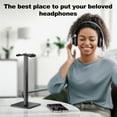 thumbnail image 4 of New bee Headset Stand,Adjustable Aluminum Headphone Holder with TPU Cushion, ABS Anti-Slip Base, Fits All Headphone Sizes,Black, 4 of 13