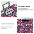 thumbnail image 3 of Fuzoiu Skull rose blue flower Print Suitcase Cover,Washable Luggage Covers for Suitcase,Elastic Luggage Protector Cover,Scratch Resistant Travel Suitcase Covers-X-Large, 3 of 7
