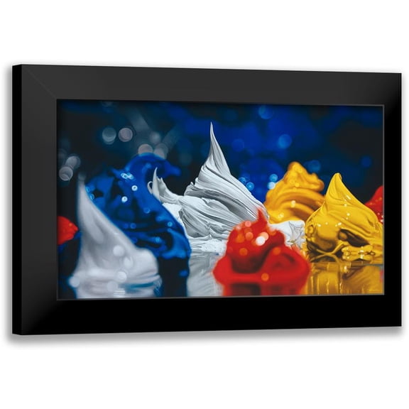 Chartier, Francois 14x10 Black Modern Framed Museum Art Print Titled - Primary Color