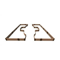 CLASSIC SIENNA 'WALK-THROUGH INNER ROBOTO' - 14' X 16' X 11" RAISED GARDEN BED - 1" PROFILE