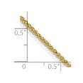 thumbnail image 2 of FJC Finejewelers 14 kt Yellow Gold Spiga (Wheat) Chain 22 Inches x 1 mm, 2 of 8
