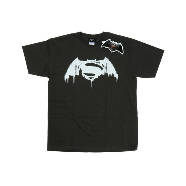 DC Comics T-Shirt pour Hommes Batman v Superman Battue avec Logo
