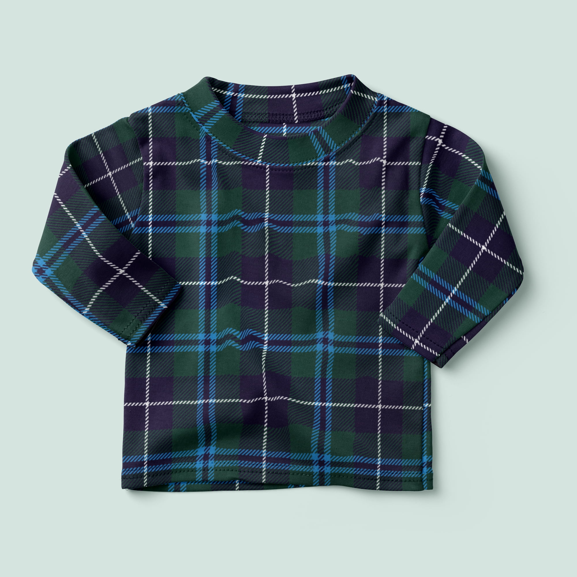Mainstays 1.5 Yards 100% Cotton Light-weight Flannel Plaid Check, Green, 42" Wide for Crafts