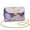 Purple Marble Texture, variant on TSOVTHRID Christmas Dachshund Dog Red Print Small Crossbody Bag for Women Casual Leather Crossover Shoulder Bag Christmas Women's Cross Body Handbags with Anti-Theft Zipper