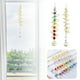 thumbnail image 4 of Adorno de jardín en espiral Colgante de cristal arcoíris Colgante giratorio para capturar el viento, 4 of 4