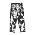 thumbnail image 6 of Fotbe Floral Cow Silhouette Women's Pajama Pants,Sleepwear Pants,Pj Bottoms Drawstring And Pockets-XX-Large, 6 of 7