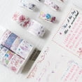 thumbnail image 1 of Diy 2 Cajas De Cinta Con Patrón De Unicornios, Pegatina Adhesiva De Papel Para Decoración Artesanal, Papelería Para álbum De Recortes, 1 of 7