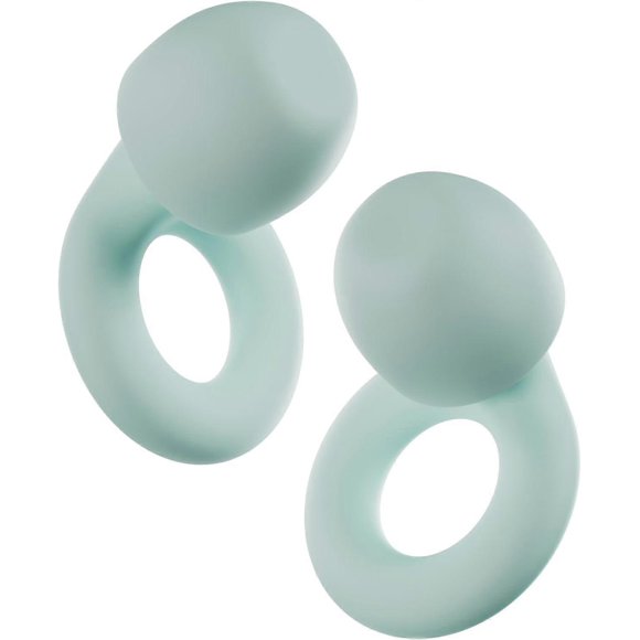 2 Ear Plugs Ultra-Comfy Reusable Noise-Reducing Earplugs for Sleep, Deep Focus, Travel, Noise Sensitivity | 24dB (SNR) Noise Reduction Blue