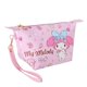 thumbnail image 1 of Kitty creativo cuero cremallera Kuromi cosmético portátil llevar monedero bolsa de almacenamiento, 1 of 4