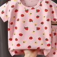thumbnail image 4 of CAUYDY Toddler Girl Baby Boy Summer Outfit Letter Print Short Sleeve Summer T-Shirts Top Shorts Casual Clothes Set For 3t 4t 5t 6t Children's Day Gift 2PCS (Sizes 3-4 Years,H03-Pink), 4 of 4