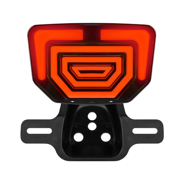 EZLIFE Adecuado para Honda TMX155 CG125, luz de freno trasera LED modificada V8M8