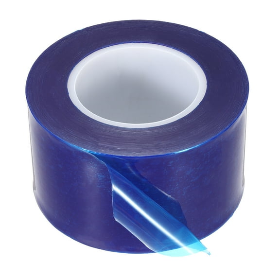 Uxcell Removable Protective Film Tape, 3 Inch x 656 ft PE Surface Protective Scratch Film Tape Roll Low Stickiness Blue