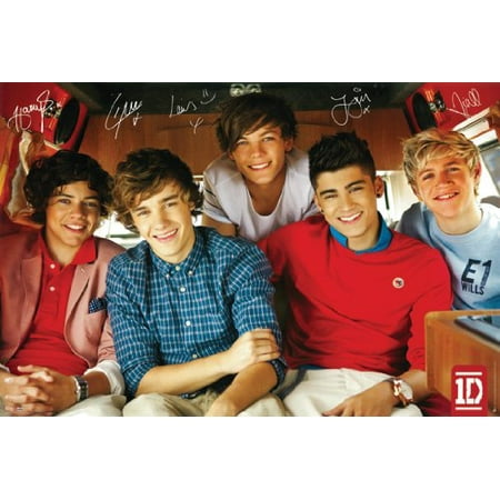 One Direction Poster Group Shot b New 24x36