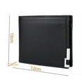 thumbnail image 2 of New Men's Horizontal Fashion Multifunctional Hardware Binding PU Wallet Wallet Man, 2 of 4