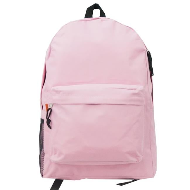 White Logo Pink Classic Backpack