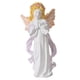 thumbnail image 4 of Estatua de ángel rezando, querubín, figuritas, adorno, obra de arte, figura, decoración del hogar, oración Violeta7.2x5.5x14.8cm, 4 of 9