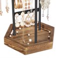 thumbnail image 4 of Jewelry Display Stand Holder, Metal and Wood Jewelry Tree, 4 of 5