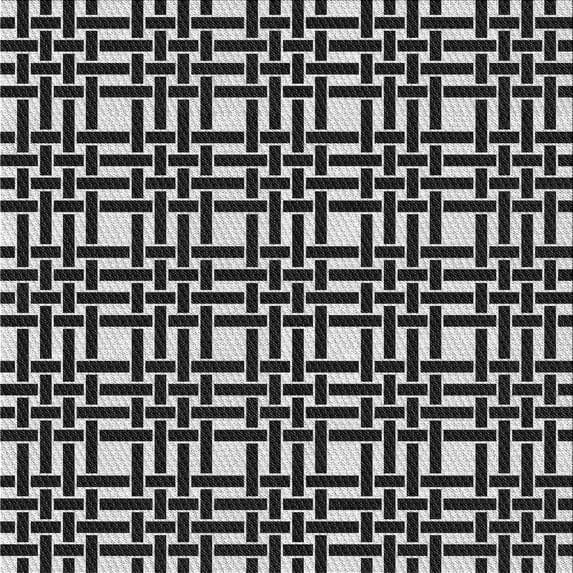 Ahgly Company Indoor Square Patterned Midnight Gray Area Rugs, 7' Square