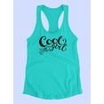 thumbnail image 3 of Cool Girl Star Racerback Tank Women -Image by Shutterstock, Female XX-Large, 3 of 4
