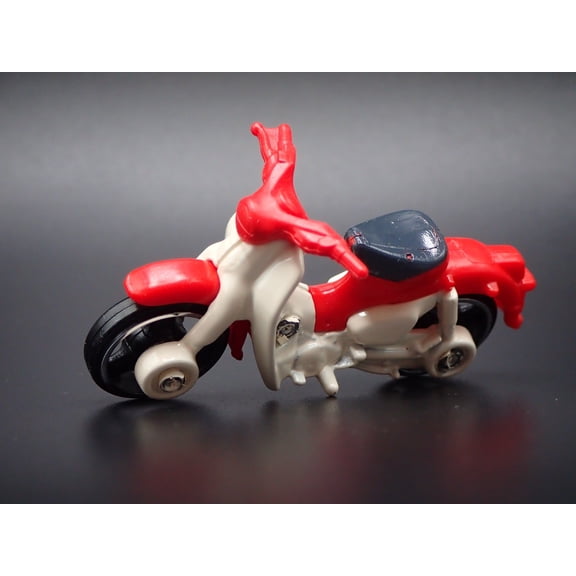 Open Box 1958-2025 HONDA SUPER CUB BIKE 1:64 SCALE COLLECTIBLE DIORAMA DIECAST MODEL CAR