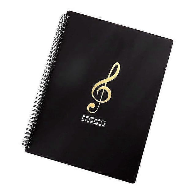 26-27 30 Pocket A4 Sheet Music Storage Folder Folder For Musicians, Index Folders Made Of Plastic
