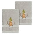 thumbnail image 3 of Linum Home Textiles Welcome Turkish Cotton Embellished Washcloth, 3 of 5