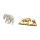 thumbnail image 5 of Figuras de y toro talladas a mano en madera. Escultura moderna de animales. Souvenir para escritorio o estantería. Ideal como regalo de año N, 5 of 8