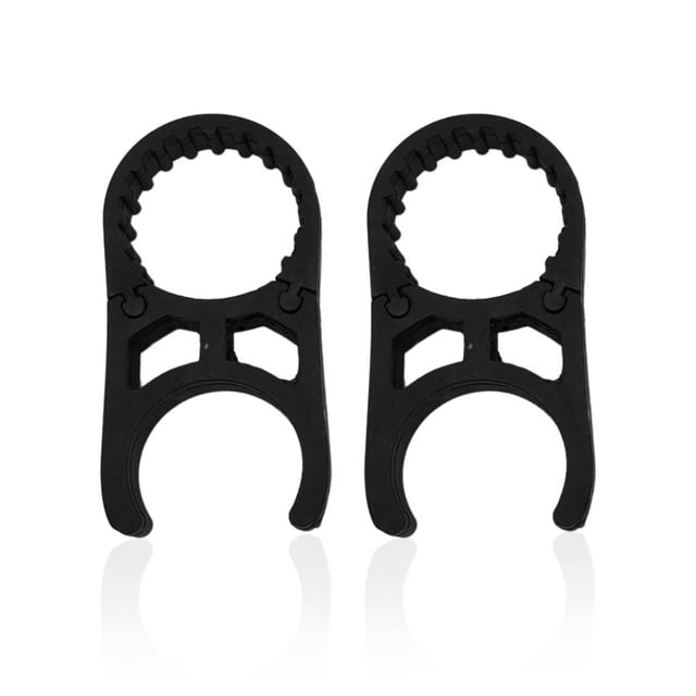 MARINE CITY Black Nylon Ladder Clamp for 1 inch Tubes, Durable, Secure, Easy Installation, Compatible with Boarding & Swim Ladders