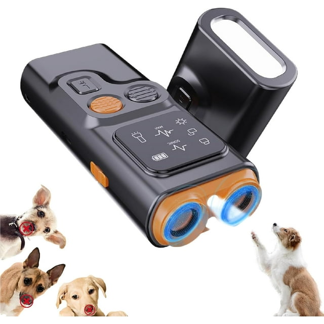 BarkssGuard Pro,Barkssguardz for Dogs, Dog Bark Deterrent Device with Hd Display and Led Flashlight, with 3 Training Modes, to Stop Barking or Bad Behavior (1 Set)
