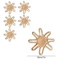 thumbnail image 3 of Sunflower Cottons Rope Placemat Semi Handmade Heat Insulation Pad Cottons Pot Pad Ins Flower Style Tableware Pad Set, 3 of 6