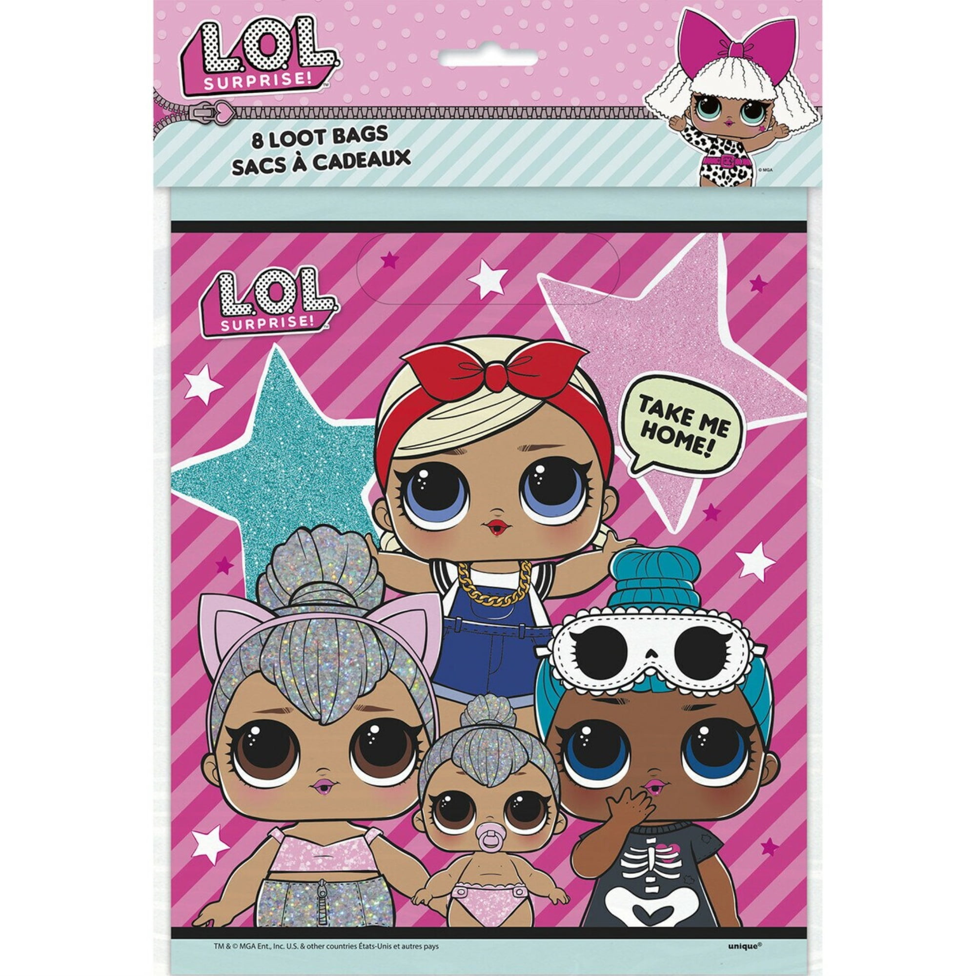 Lol Doll X 20 Chocolate Nut Safe Lollies Kids party bag filler Loot Favour