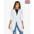 thumbnail image 3 of Curved Hem Longline Blazer, 3 of 6