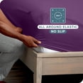 thumbnail image 3 of Fitted Bottom Sheets Twin XL Premium UltraSoft Wrinkle Microfiber Hypoallergenic Deep Pocket (Twin XL Grey), 3 of 9