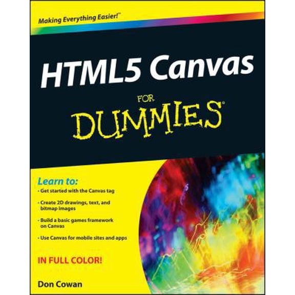 Pre-Owned HTML5 Canvas For Dummies (Paperback) 1118385357 9781118385357