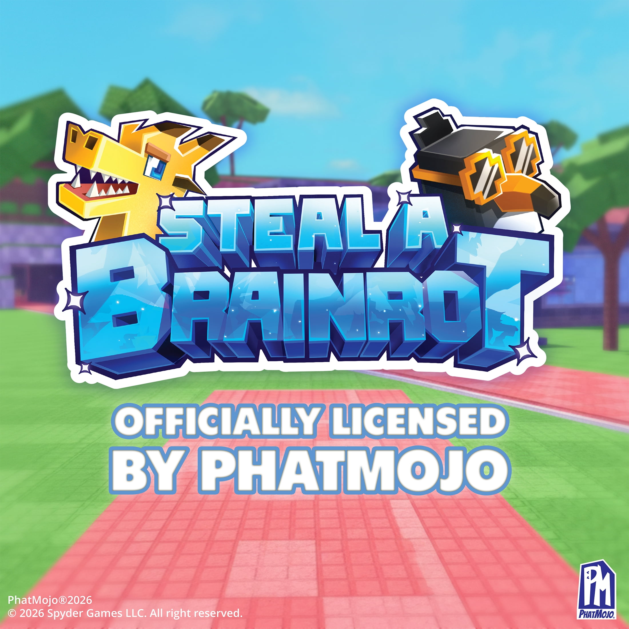 Steal A Brainrot Mystery Collectible Plush Assortment Series 1 Includes DLC Codes Redeemable on Roblox Officially Licensed by PhatMojo Ages 6+