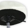 thumbnail image 4 of ZENY Set of 2 Adjustable Swivel Blackless Salon Bar Stools Metal Frame 250lb Capacity, White, 4 of 7