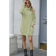thumbnail image 4 of LAICAIW Robe Chandail Longue Ample à Col Roulé Oversize pour Femmes, 4 of 7