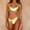Yellow, variant on Oalirro Tankini Swimsuits for Women Gift for Her Women Shiny Two Piece Swimsuits Bikini Bathing Suit Vest Jumpsuit Silver