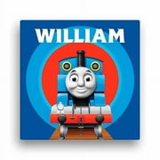 Personalized Thomas & Friends Close-Up 11 x 11 Canvas Wall Art