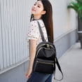 thumbnail image 6 of IELGY Oxford cloth backpack women fashion black all-match school bag, 6 of 6