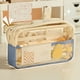 thumbnail image 5 of Estuche de gran capacidad para colegio y viajes - Organizador impermeable con asa de asa, compartimentos para bolígrafos 65+, lápices y materiales de arte, 5 of 7