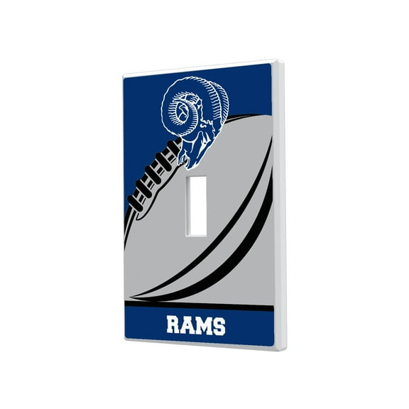 Los Angeles Rams Passtime Design Single Toggle Lightswitch Plate