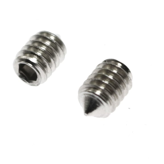 ZANHUA-Set Screws 20pcs #8-32 x 1/4" Stainless Steel Cone Point Grub Screw/Set Screws for Door Handle, Bathroom