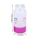 thumbnail image 5 of FELTECHELECTR Juego de botellas de viaje 4 en 1 de 60 ml, organizadas y a prueba de fugas, con dispensadores para champú, loción y jabón (morado)., 5 of 7