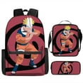 thumbnail image 4 of Narutos Backpack Hatake Kakasis Student Backpack Children's Waterproof Backpack Three Piece Set Children's Birthday Gift, 4 of 5
