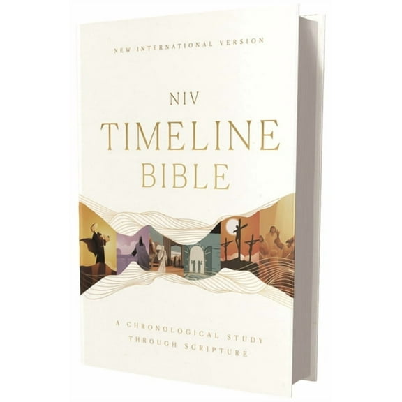 Niv, Timeline Bible, Hardcover, Red Letter, Comfort Print: A Chronological Study Through Scripture, (Hardcover)