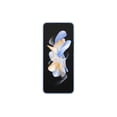 thumbnail image 3 of Funda para teléfono Samsung Galaxy Z Flip4 de silicona con anillo azul, 3 of 7