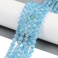 thumbnail image 2 of 5Strand Natural Blue Topaz Beads Strands Faceted Round 6mm Hole: 1mm 64~65pcs/strand 15.20~15.28 inch(38.6~38.8cm), 2 of 5
